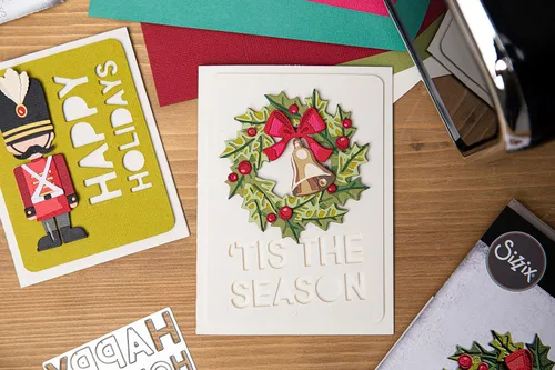 Vista 4 de Sizzix Juego de troqueles Thinlits 15PK Yuletide Colorize de Tim Holtz 666073 Capítulo 4 2022