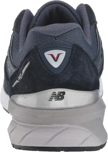 Vista 3 de New Balance Tenis clásicos Heritage para hombre, NegroPlata