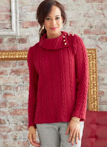 Vista 3 de Butterick Misses' Top - Kit de patrones de costura con código B6857, tallas XS-S-M-L-XL-XXL, multicolor