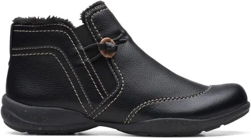 Vista 2 de Clarks Roseville Aster - Botines para mujer, Negro