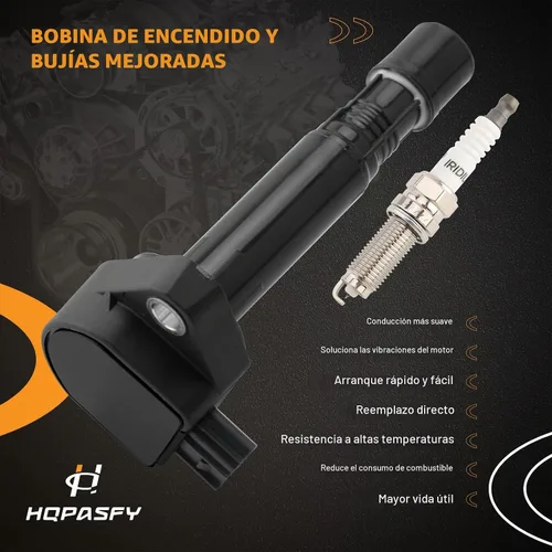 Vista 3 de Paquetes de bobinas de encendido UF624 y bujías aptas para Honda Pilot 3.5L