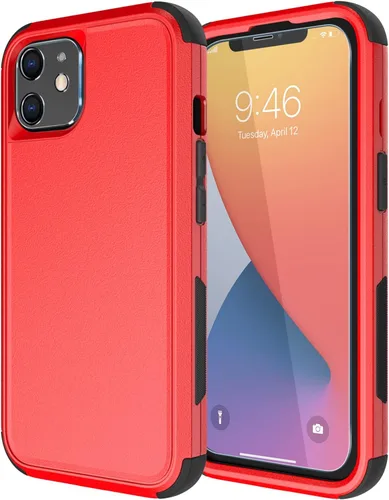 Vista 19 de Diverbox Funda para iPhone 11 [A prueba de golpes] [A prueba de caídas] [Protector de pantalla de vidrio templado], Funda de teléfono de Protección