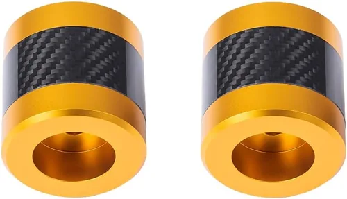 Vista 3 de Advanblack ProTek - Deslizadores de barra de choque Harley mecanizada de 1.25 pulgadas, rueda decorativa giratoria para protector de motor delantero