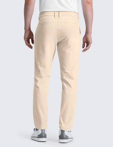 Vista 2 de CRZ YOGA - Pantalones de golf para hombre, de 28, 30, 32, 34 y 36 pulgadas, secado rápido, ligeros, casuales y para el trabajo, para usar todo
