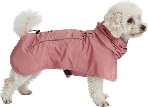 Vista 47 de Spark Paws - Chaqueta impermeable para perros, resistente al viento, para perros pequeños, medianos, grandes y extragrandes, traje reflectante