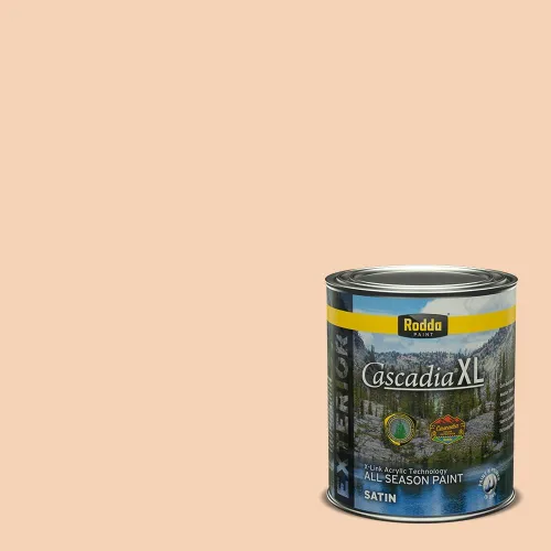 Vista 284 de Rodda Paint CASCADIA ZERO - Pintura plana e imprimación para interiores en uno, cuarto de galón, crema de ballet