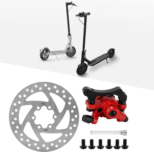 Vista 6 de Akozon Disco de freno, kit de pinza de disco de freno de 5.512 in de diámetro para scooter eléctrico