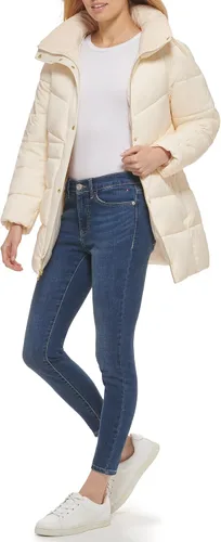 Vista 4 de Cole Haan Women's Belted Zip-up Jacket