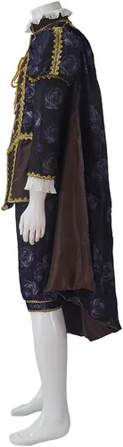 Vista 4 de Victorian Costume Men Rococo Costume Suit Jacket Vest Prince Cosplay Halloween
