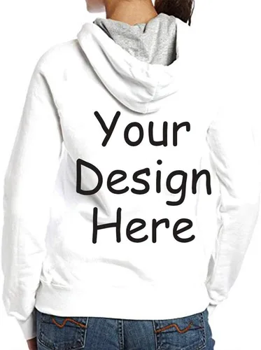 Vista 3 de Personalizado personalizado sudadera con capucha sudadera personalizada doble cara