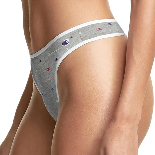Vista 2 de Champion Bragas Heritage para mujer, ropa interior de tanga de algodón elástica, absorben la humedad