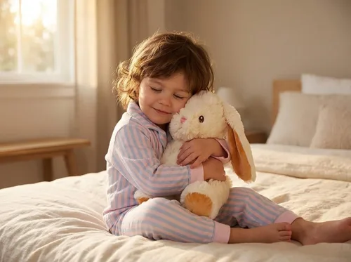 Vista 5 de Warm Pals Bashful Bunny, animal de peluche de Pascua para microondas, 1.5