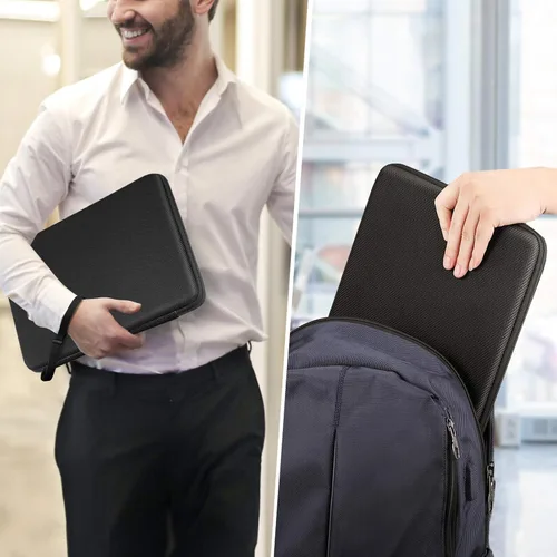Vista 8 de FINPAC Funda rígida para laptop con funda para accesorios compatible con MacBook Neo (A18 Pro), MacBook M5/M4/M3/M2 de 13 pulgadas (2026-2022)