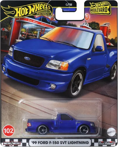 Vista 7 de Hot Wheels Premium Car Culture Off Road 1:64 Escala fundida a presión 2017 Ford F-150 Raptor Vehículo con neumáticos reales Riders y cuerpo