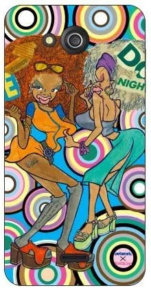 Vista 13 de MSOJ1C-ABWH-151-M827 Cute Dancers, Circle and Yellow Back Design by Artwork/for Xperia J1 Compact D5788/MVNO Smartphone (SIM Free Device)