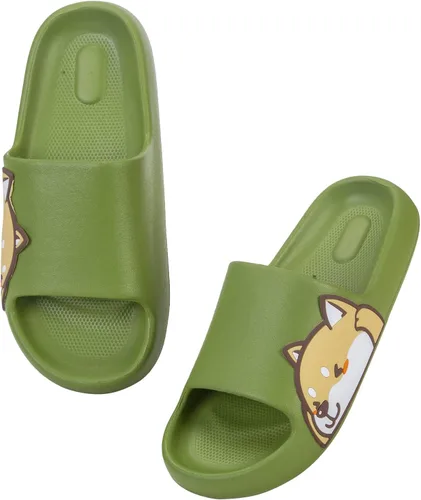 Vista 15 de Sandals for Girls and Boys,Mens Slippers Sandals for Women,EVA Anti-Slip Indoor & Outdoor Kids Slippers Smile Face Open Toe Spa Bath Pool Gym House