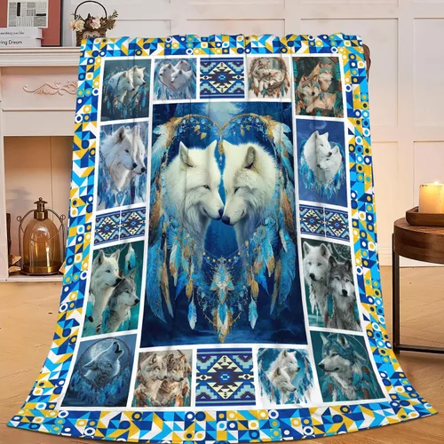 Vista 189 de Manta de águila con la bandera estadounidense y águila calva, regalos para niños, niñas, niños, adultos, mujeres y hombres, suave, acogedora, cálida