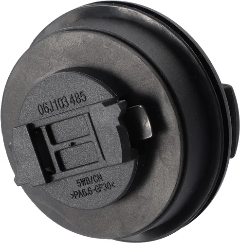 Vista 7 de X AUTOHAUX Tapa del depósito de combustible del motor, tapa de tapón de llenado de gasóleo, reemplazo 06C103485P 03C103485A para Volkswagen Golf