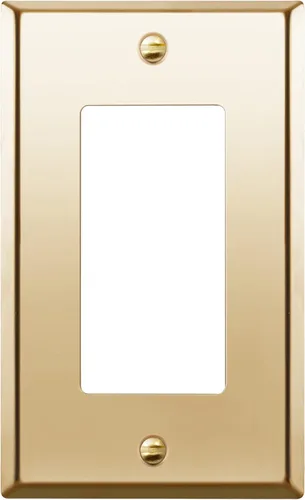 Vista 26 de ENERLITES Placa decorativa de pared metálica para interruptor o tomacorriente, acero inoxidable 201, tapa de tomacorriente, resistente a