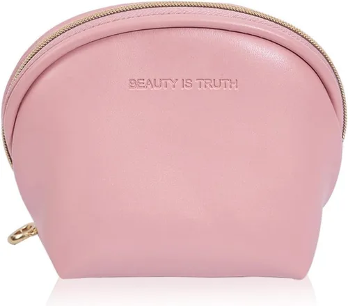 Vista 3 de Mini bolsa de lápiz labial, bolsa portátil para monedero, mini bolsa de maquillaje con compartimentos, Negro