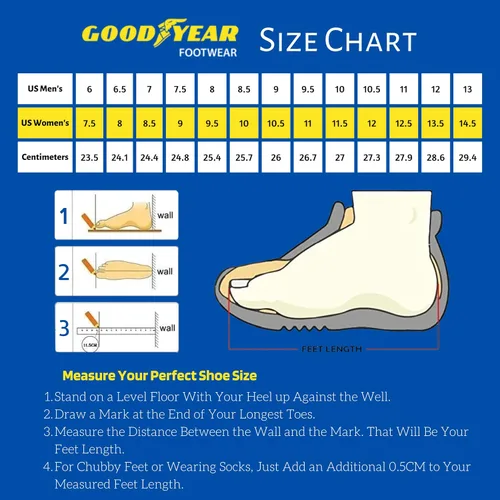 Vista 8 de Goodyear Octane Racing Sneaker for Men, Pair, Athletic Auto Racing Footwear with Non-Slip EVA Rubber Soles, PU Leather Upper, Mesh Lining