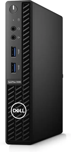 Vista 3 de Dell Escritorio empresarial Optiplex 3080 2022 con factor de forma micro, Intel Core i5-10500T, 16 GB RAM, 512 GB PCIe SSD, Wi-Fi 6, Bluetooth