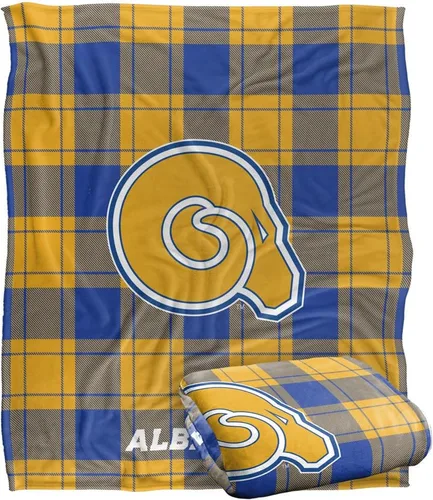 Vista 56 de LOGOVISION St John's University Campus Plaid Spirit Silky Touch Manta súper suave 36 x 58 pulgadas