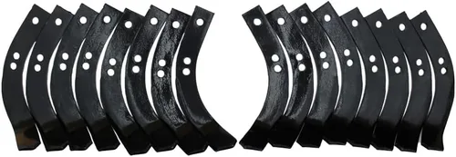 Vista 3 de 1901118 Juego de dientes de repuesto Troy-Bilt Tiller con herrajes para caballo/poni