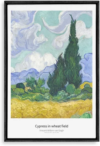 Vista 72 de SIGNWIN Lienzo enmarcado para pared, diseño de Vincent Van Gogh, un par de amantes, naturaleza, ilustraciones de área silvestre, bellas artes