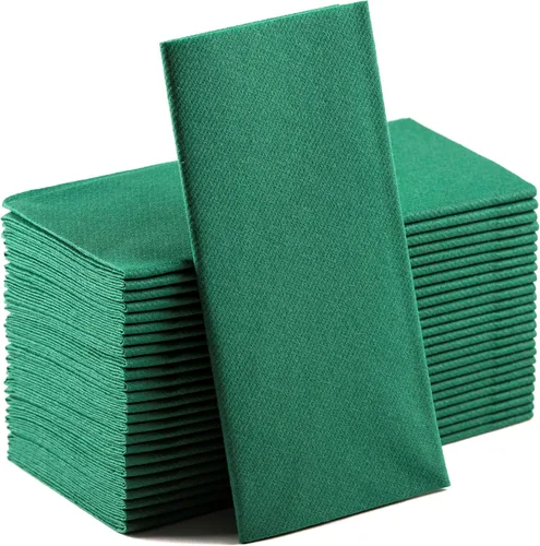 Vista 14 de Servilletas de papel azul bebé, tela desechable de lino como servilletas de cena, toallas de mano, suaves, absorbentes, servilletas de mano de papel