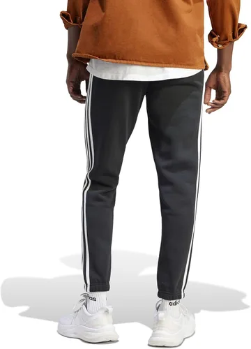 Vista 3 de adidas Pantalones Essentials de forro polar con puños cónicos de 3 rayas para hombre