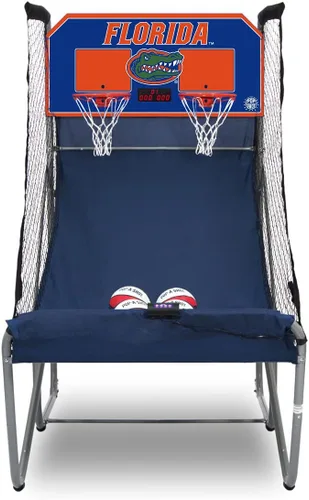 Vista 10 de Pop-A-Shot - Home Dual Shot with NCAA Graphics l Sensor Scoring l 16 Game Modes l 7 Balls l Foldable Storage l for All NCAA Fans