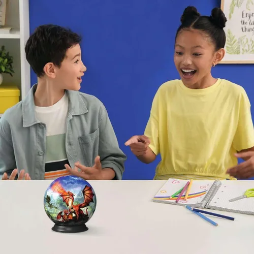 Vista 4 de Ravensburger Rompecabezas 3D 11565 Dragón místico de 72 piezas para adultos y niños a partir de 6 años