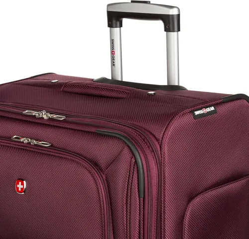 Vista 46 de SwissGear - Equipaje suave expandible Sion con ruedas, Negro