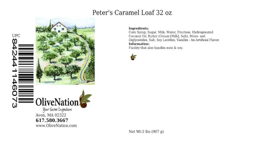 Vista 3 de Peter's Caramel Loaf de OliveNation 32 onzas