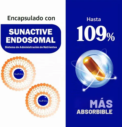 Vista 3 de LABO Nutrition Femme Iron - Sin sabor metálico, sin estreñimiento, 90
