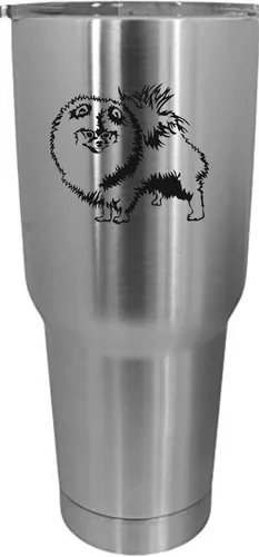 Vista 207 de Cairn Terrier - Vaso grabado con temática de perro, 30 onzas