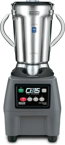 Vista 8 de Waring Licuadora Comercial CB15P Ultra Resistente de 3.75 HP, controles de panel táctil eléctrico con copoliéster libre de BPA, contenedor de 1