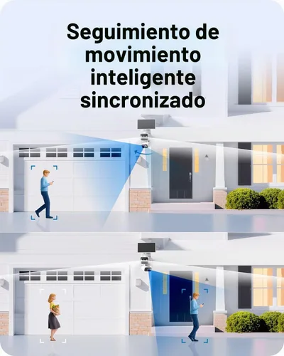 Vista 7 de Tapo Cámara de seguridad con batería de seguridad de doble lente 2K Pan
