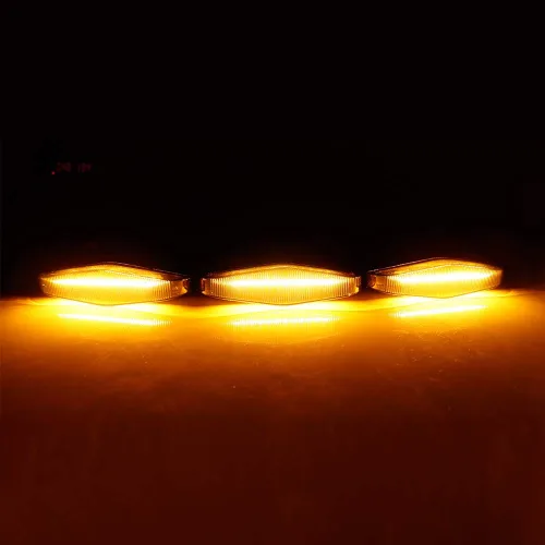 Vista 7 de 3 luces LED ámbar de lente ámbar compatibles con parrilla 4Runner TRD Pro 2014-2019 SR5 TRD todoterreno Limited TRO Pro