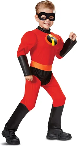 Vista 6 de Disney Incredibles 2 Classic Dash Muscle Toddler Costume