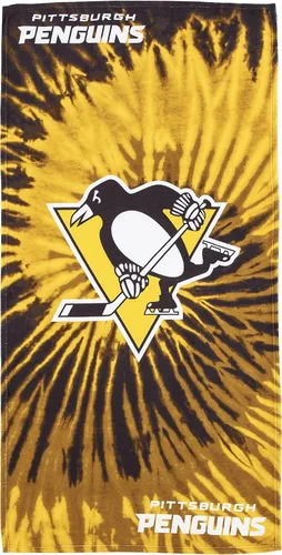 Vista 83 de Northwest NHL Pittsburgh Penguins - Toalla de playa, 30 x 60 pulgadas, rayas