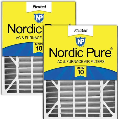 Vista 10 de Nordic Pure 20 x 25 x 5 (tamaño real: 19 3/4 x 24 1/4 x 4 7/8) Filtro de aire Air Bear Merv 8 de repuesto para reducción de olores de carbono puro
