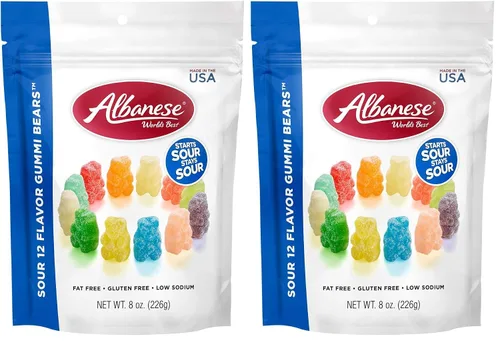 Vista 13 de Albanese - Gomitas de anillos de melocotón, 4.5 libras de caramelo