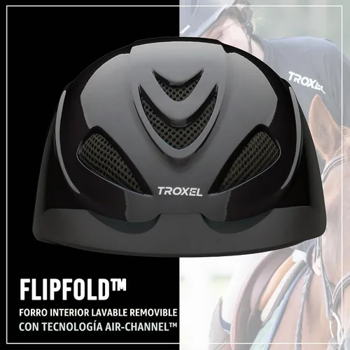 Vista 3 de Troxel Liberty Ultralight Horse Riding Helmet, Low-Profile Adjustable Design, Safety Horseback Riding Gear