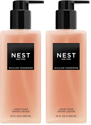 Vista 8 de NEST New York - Jabón líquido, limón y menta de Amalfi - 10 onzas líquidas - Limpia y nutre la piel - Aprox. 300 bombeos por botella - Sin gluten