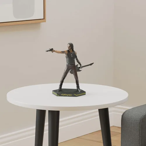 Vista 2 de Cyberpunk 2077 Johnny Silverhand Figure, Multicolor, 9.5 inches
