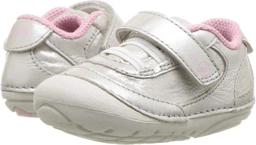 Vista 8 de Stride Rite Soft Motion - Tenis casuales Jazzy para bebés y niñas pequeñas Oro Rosa