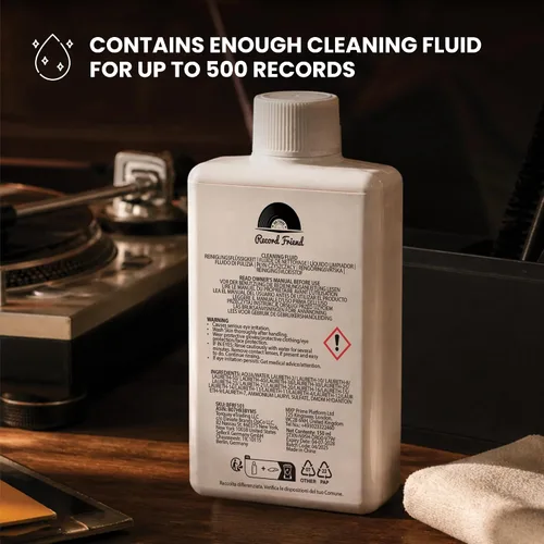 Vista 4 de Kit de Limpieza de Discos de Vinilo Big Fudge para Discos de Vinilo - Incluye Máquina de Limpieza y Solución de Cuidado de Limpieza de Discos