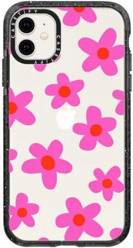 Vista 118 de Funda Impact de CASETiFY para iPhone 11 - Tiempo A Solas de Esther Kim - Negro Claro